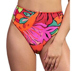 Maaji Crimson Suzue Q reversible bikini bottoms high rise high leg